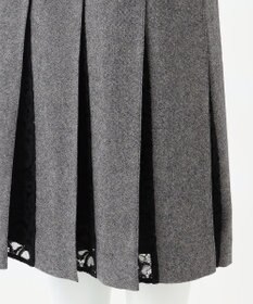 23区 【R(アール)】マットツイード プリーツスカート