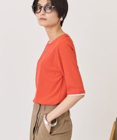 AMERICAN HOLIC シアーリブ配色プルオーバー