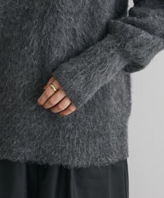 CRAFT STANDARD BOUTIQUE フードストール付きニットプルオーバー