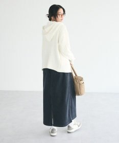 CRAFT STANDARD BOUTIQUE アニマル刺繍ニットZIPパーカー