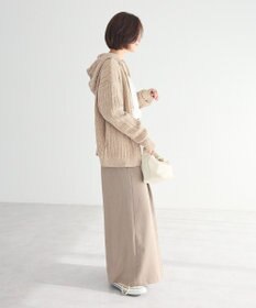 CRAFT STANDARD BOUTIQUE アニマル刺繍ニットZIPパーカー