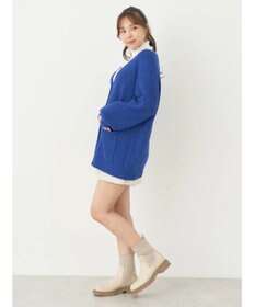 earth music&ecology 起毛レースハイネックインナー