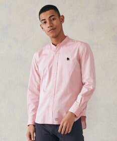 J.PRESS MEN 【WEB限定】ピンオックスバンドカラーバックブル シャツ