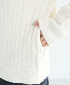 CRAFT STANDARD BOUTIQUE アニマル刺繍ニットZIPパーカー