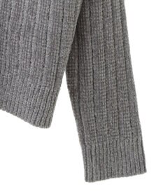 CRAFT STANDARD BOUTIQUE アニマル刺繍ニットZIPパーカー