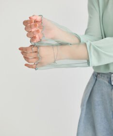 earth music&ecology シアースリーブプルオーバー