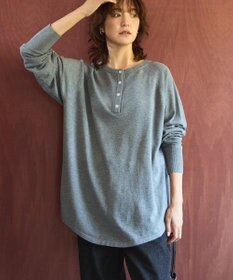AMERICAN HOLIC バイパチ2WAYヘンリーネックニットプルオーバー
