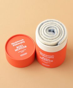 MOONBAT MACKINTOSH PHILOSOPHY(マッキントッシュ フィロソフィー）【ギフトBOX付】ウール100％ リバーシブル ニット マフラー ユニセックス 日本製