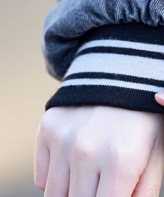 WEGO スタジアムロゴデニムショートスタジャン