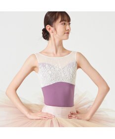 Chacott ◎【Nela ライン】ノースリーブレオタード