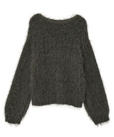 YECCA VECCA フェザーMIXロービングニット