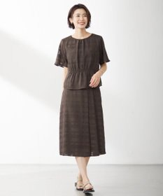 J.PRESS LADIES スラブカラミチェック カットソー