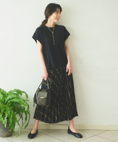 ANY 【洗濯機可】フレンチスリーブニットソー