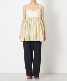 NAVE 【Nave・シアー素材】ラメボイル ブラウス