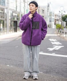 WEGO リバーシブルボアブルゾン