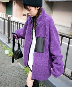 WEGO リバーシブルボアブルゾン