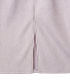 Green Parks なめらかタッチスウェード調Ｉラインスカート