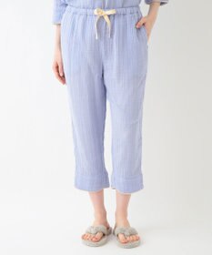 UCHINO クレープガーゼ ノーカラーレディスパジャマ