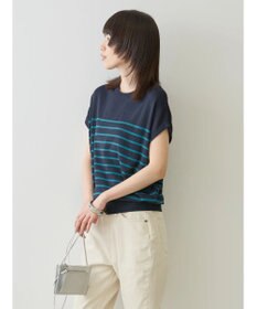 AMERICAN HOLIC 接触冷感フレンチスリーブニットプルオーバー