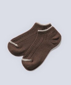 WHITE MAILS 【UNISEX】PAPER WIDE RIB ANKLE SOCKS ソックス