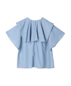 earth music&ecology ビッグカラーチェーンブラウス