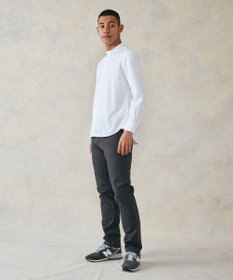 J.PRESS MEN 【WEB限定】ピンオックスバンドカラーバックブル シャツ