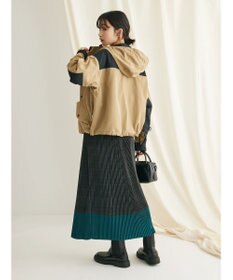 CRAFT STANDARD BOUTIQUE 配色チェックプリーツスカート