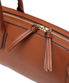 style code 【Ungrid/アングリッド】シンプルスムース　プレートチャーム付ワイドボストンバッグ