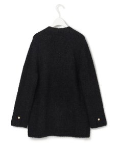 ICB L 【洗える】ペーパーモールブレンド ニットジャケット