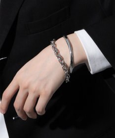 WEGO 【ユニセックス着用ITEM】M2Pステンレスバングルブレス