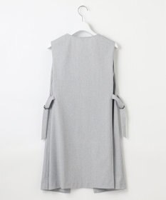 J.PRESS LADIES L リネンライクジャージー ロング ジレ