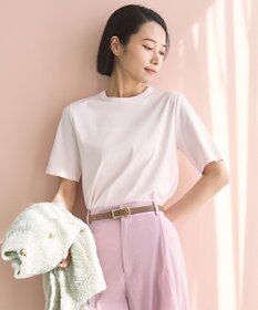 UNFILO BEAUTYFORM-Tコットン ベーシックTシャツ ピンク
