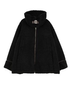 earth music&ecology ボアZIPブルゾン