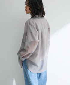 Green Parks 　・ＥＬＥＮＣＡＲＥ　ＤＵＥ　ラメシアー長袖シャツ