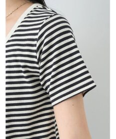 earth music&ecology ＳＥＴ２点ボーダーカーディガン＋キャミ