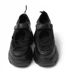 WEGO コードデザイン厚底ボリュームシューズ