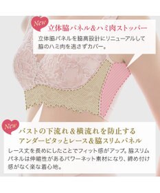 BRADELIS New York 【BRADELIS NewYork peace】ハートフルカップビューティフルブラ25 選べるデザイン ノンワイヤー 補整下着 補正 ブラジャー