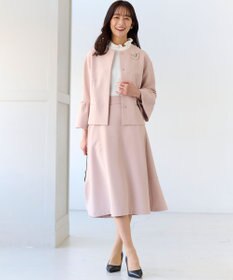 組曲 【KUMIKYOKU NAVY】ジョーゼットシフォン スタンドフリルブラウス