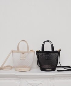 Maison de FLEUR メッシュチュールバッグ