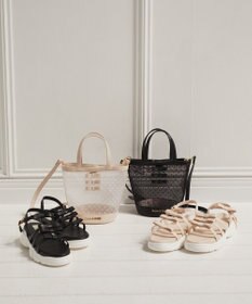 Maison de FLEUR メッシュチュールバッグ