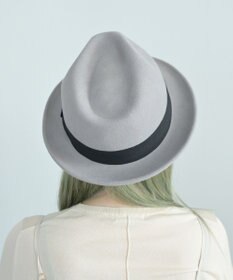 ATRENA 【UNISEX】グログラン巻きマニッシュ 中折れハット Lサイズ