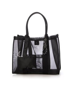 UNBILLION カシュカシュ cachecache / チュールメッシュスクエアビッグトート