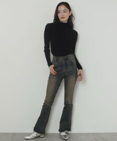 WEGO ストレッチフレアデニムパンツ