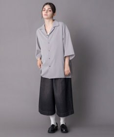 WEGO 【ユニセックス着用ITEM】クレープオープンカラーシャツ（SS）