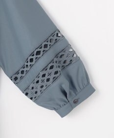 J.PRESS LADIES スパンソフトクロス刺繍 ブラウス