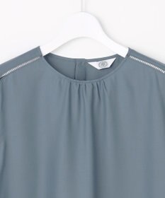 J.PRESS LADIES スパンソフトクロス刺繍 ブラウス