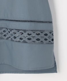 J.PRESS LADIES スパンソフトクロス刺繍 ブラウス