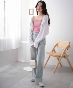 WEGO 【カップ付き】なちゅ盛れカップインショートキャミ