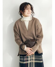 CRAFT STANDARD BOUTIQUE ニットフリースキーネックプルオーバー