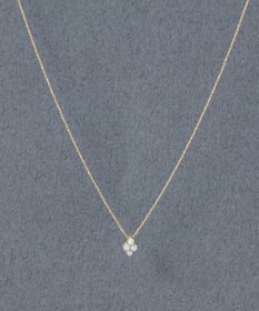 Phoebe 〈金属アレルギー対応〉ミニパールクラスターネックレス　小粒パール